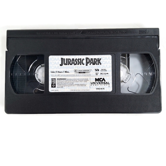 Jurassic Park 1993 Vintage VHS Tape TESTED 100% - Picture 7 of 8